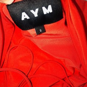 AYM lace up dress